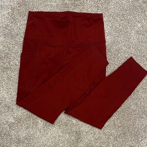 Yogalicious Lux Burgundy Leggings